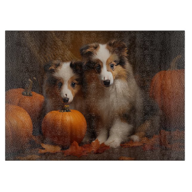 Shetland Sheepdog Puppy Autumn Delight Pumpkin (Framsidan)