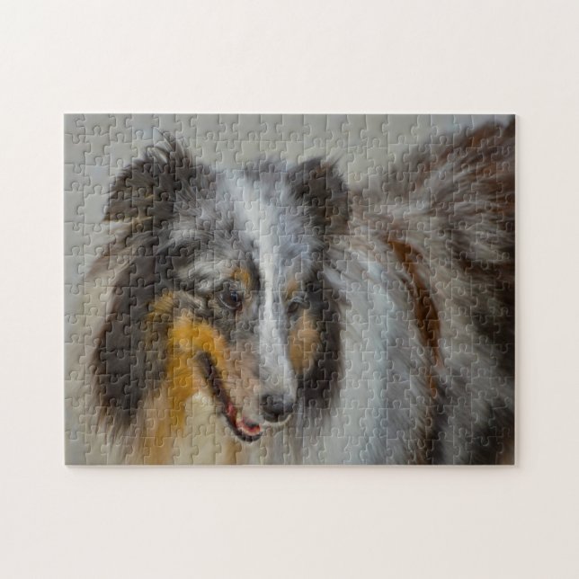 Shetland Sheepdog Pussel. Pussel (Horisontell)