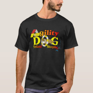 Shetland Sheepdog Sheltie Agilitet Tee Shirt