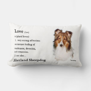 Shetland Sheepdog Sheltie Älskare Gifts Lumbarkudde
