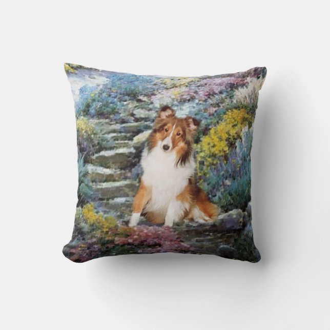 Shetland Sheepdog Sheltie Art Gifts Kudde (Framsida)
