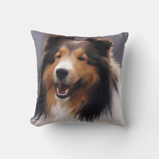 Shetland Sheepdog Sheltie Art Gifts Kudde (Framsida)