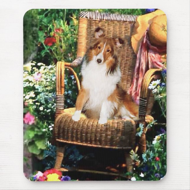Shetland Sheepdog Sheltie Art Gifts Musmatta (Framsidan)