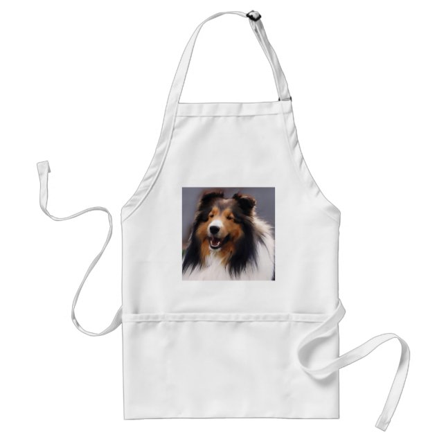 Shetland Sheepdog Sheltie Gifts Förkläde (Framsidan)