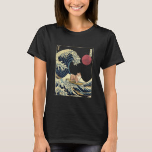Shetland Sheepdog Sheltie Japanska Kanagawa-våg F T Shirt