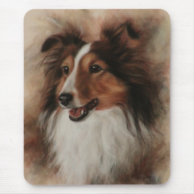 Shetland Sheepdog Sheltie smiling Musmatta (Framsidan)