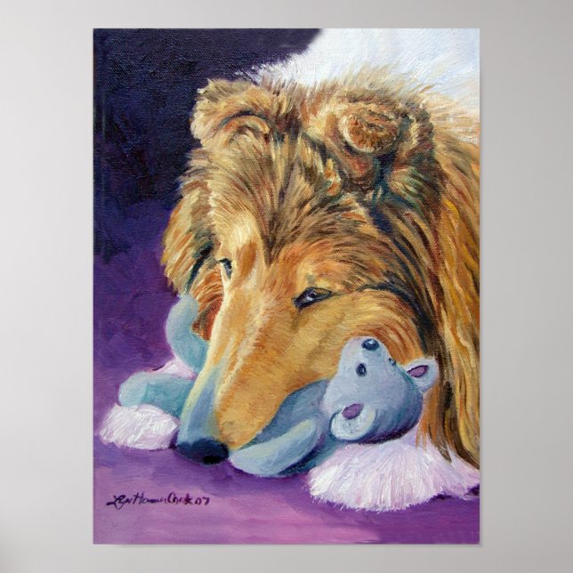 Shetland Sheepdog Skriv ut Poster (Framsidan)