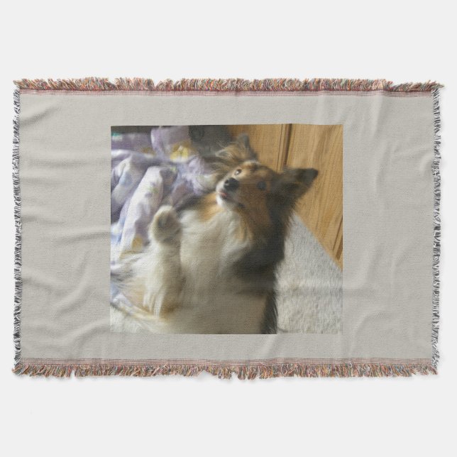 Shetland Sheepdog tigger Filt (Framsidan)
