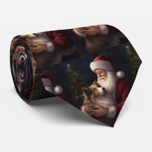 Shetland Sheepdog Tomte Festiv Jul Slips