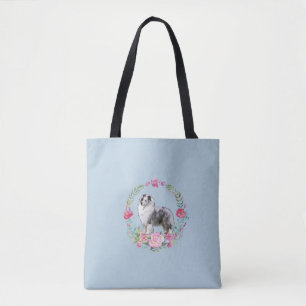 Shetland Sheepdog Tote Bag Tygkasse