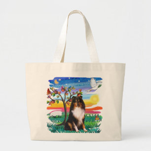 Shetland Sheepdog (tri) Jumbo Tygkasse