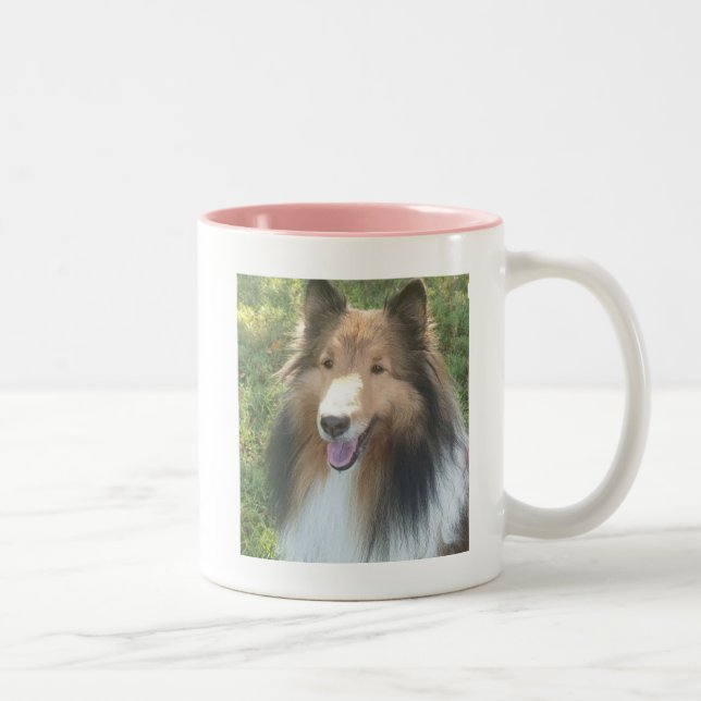 Shetland Sheepdog Two-Tone COFFEE MUGG (Höger)