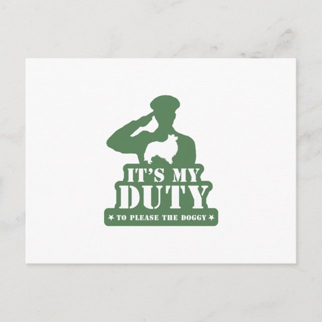 Shetland Sheepdog Vykort (Framsida)