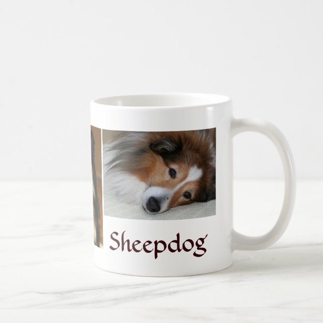 Shetland Sheepdogs Kaffemugg (Höger)