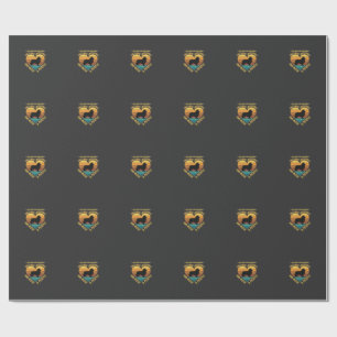 Shetland Sheepdogs Retro Hjärt Hund Älskare Presentpapper