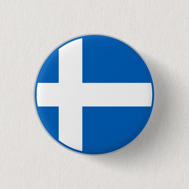 Shetlands flagga knapp (Framsida)