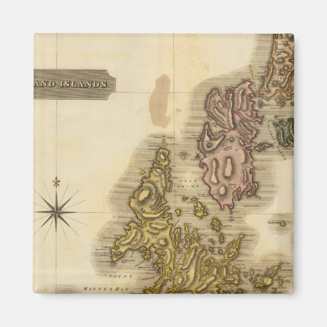 Shetlandsöarna Magnet (Framsidan)