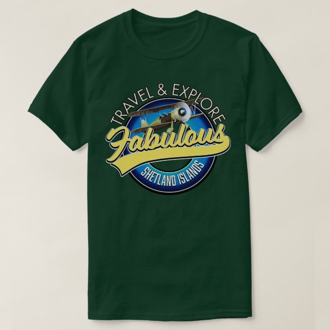 Shetlandsöarna T Shirt (Design framsida)