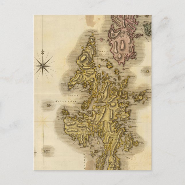 Shetlandsöarna Vykort (Framsida)