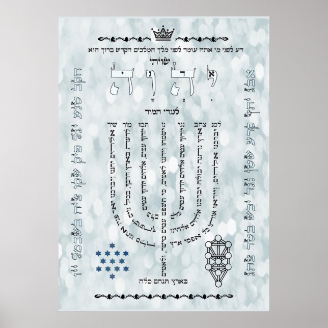 Shevitti med Psalm 67 Poster, alla storlekar, förb Poster (Framsidan)