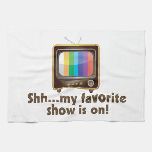 Shh är min favorit- Show på televisionen Kökshandduk