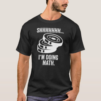 Shh Im doing math retro T Shirt
