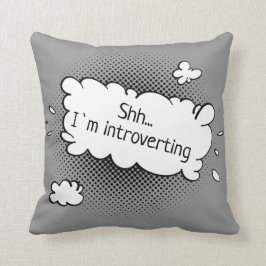 Shh...jag infogar Anpassningsbar Text Kudde