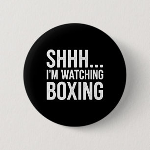 Shh... Jag tittar på boxningsredskap för Boxing Fl Knapp