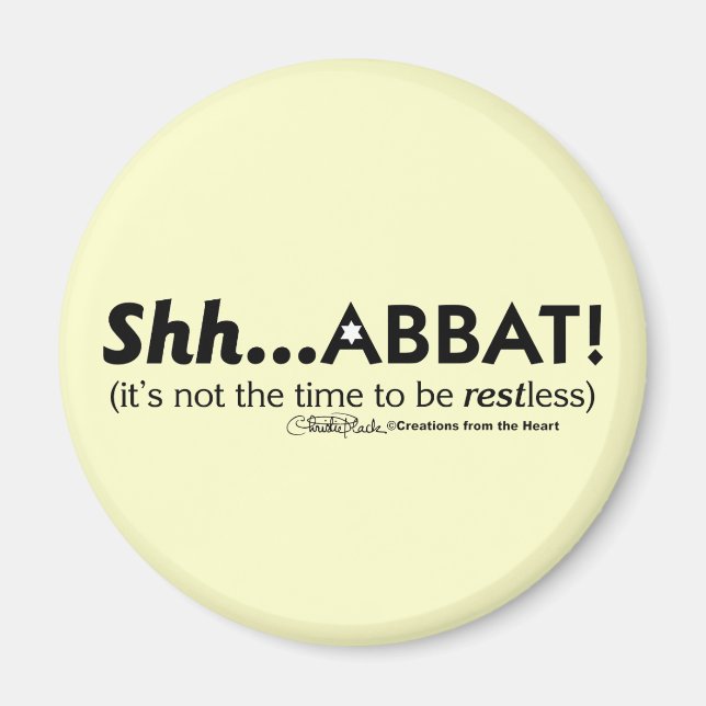 Shh..kabbat! Magnet (Framsidan)