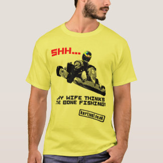 Shh…, Min frufunderare har jag borta fiske T Shirt