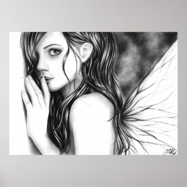 Shh Now Fairy Poster (Framsidan)