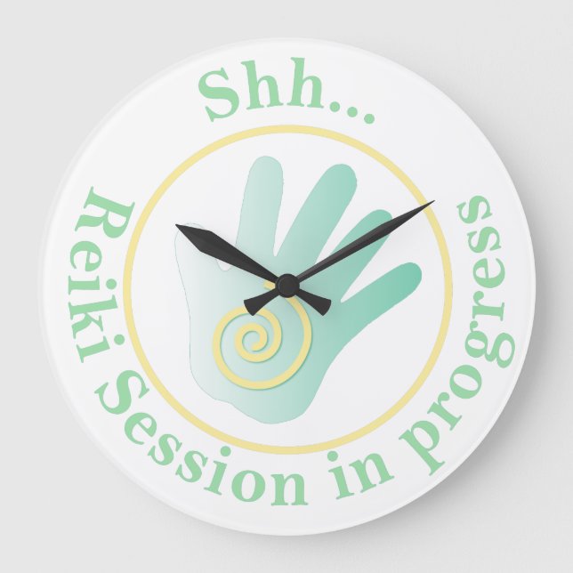 Shh… pågående behandling stor klocka (Framsida)
