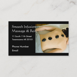 Shh pågående massage, hettstenmassage tidsbeställning kort