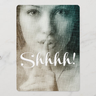 Shh! Unik Chic Roligt - party Inbjudningar
