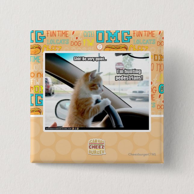 Shh! Var mycket tyst Knapp (Framsida)