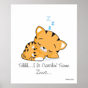 Shhh… är I Catchin någon Zzzzs…, Affisch