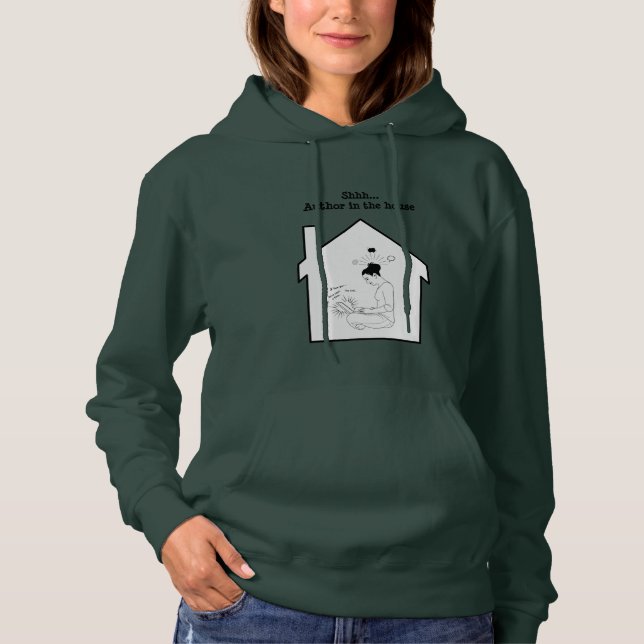 SHHH.. FÖRFATTAREN I KAMMAREN T-Shirt (Framsida)