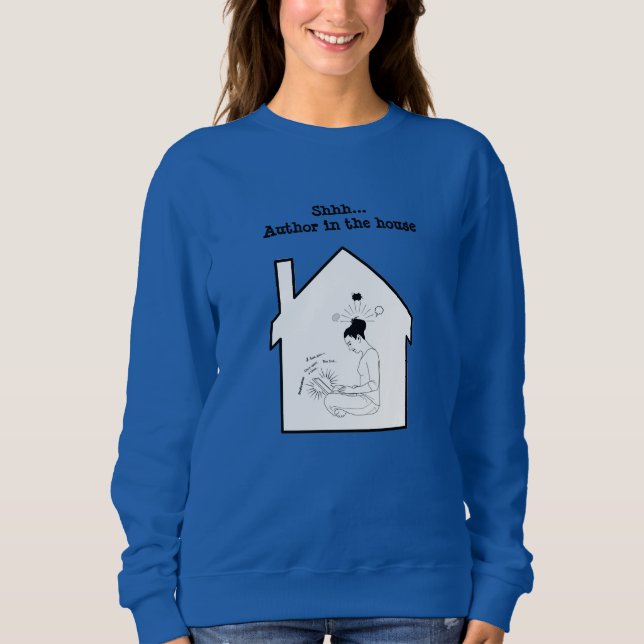 SHHH..FÖRFATTAREN I KAMMAREN T-Shirt (Framsida)