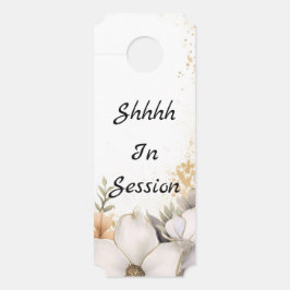SHHH I Session Therapist Office Dor Sign Hanger