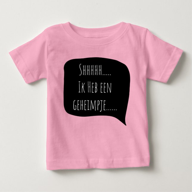 shhh.. Ik heb een geheim... grote zus T Shirt (Framsida)