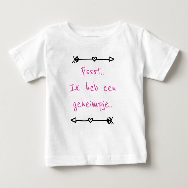 shhh.. Ik heb een geheim.. T Shirt (Framsida)