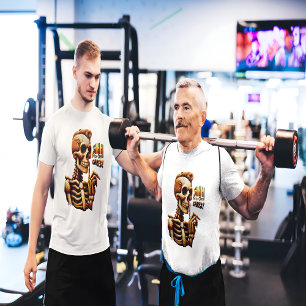 SHHH.. Ingen bär tyst Skeleton T Shirt