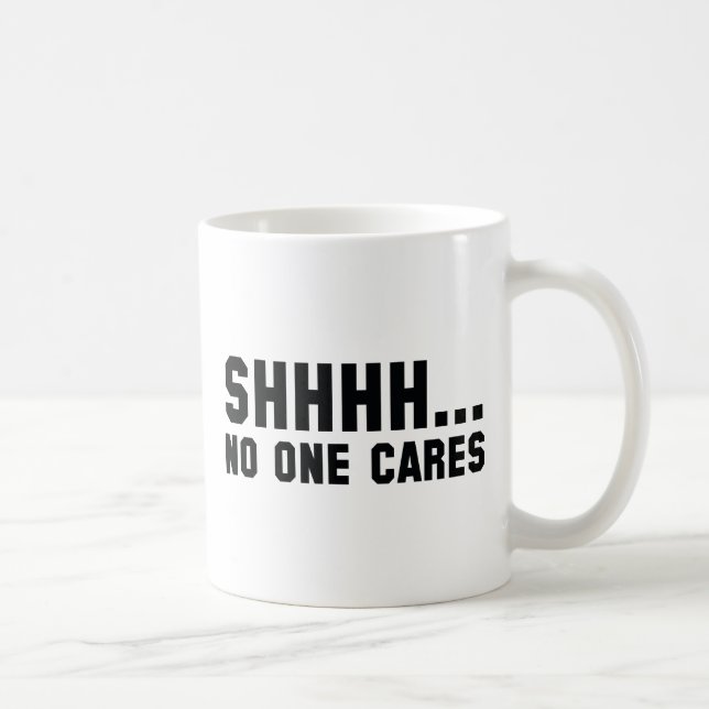 Shhh.. Ingen bil Kaffemugg (Höger)