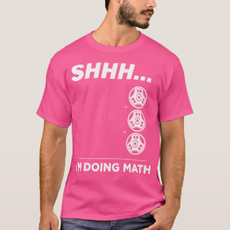 Shhh jag gör Math Gym Fitness Math Funny Weightl T Shirt