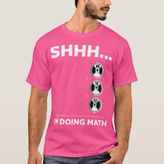 Shhh jag gör Math Gym Fitness Math Funny Weightl T Shirt