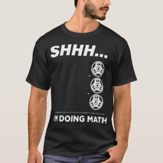 Shhh jag gör Math Gym Fitness Math Funny Weightl T Shirt