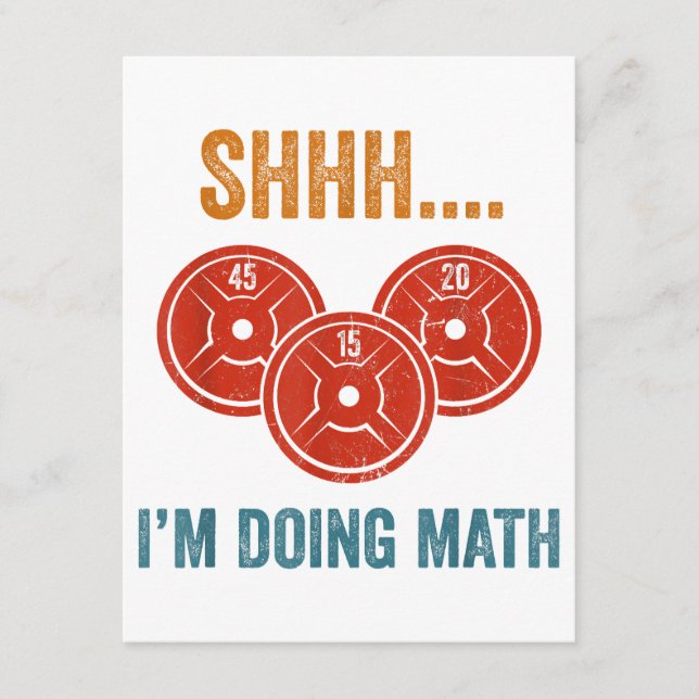 Shhh jag gör matviktsliftande Gymer Gym Dea Tilläggskort (Framsida)