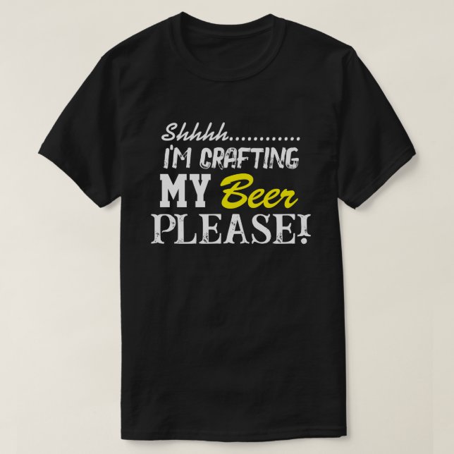 Shhh.. Jag kör mitt öl, tack! T Shirt (Design framsida)