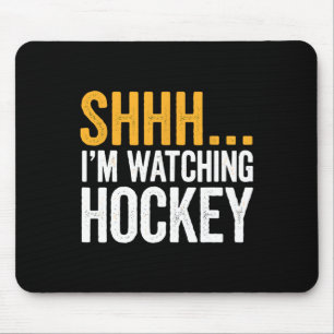 Shhh…. Jag tittar på hockeyutrustning för ishockey Musmatta