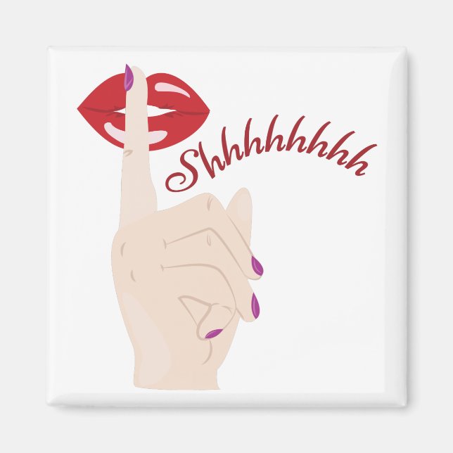 Shhh Magnet (Framsidan)